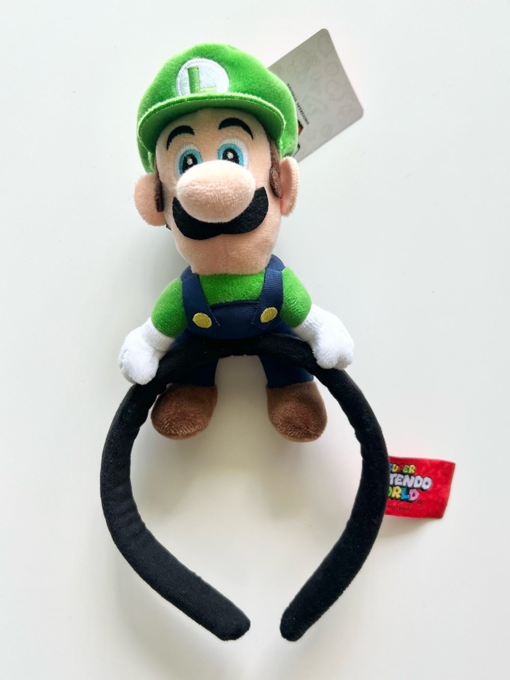 NWT Universal Super Nintendo World Epic Universe Luigi Plush Headband